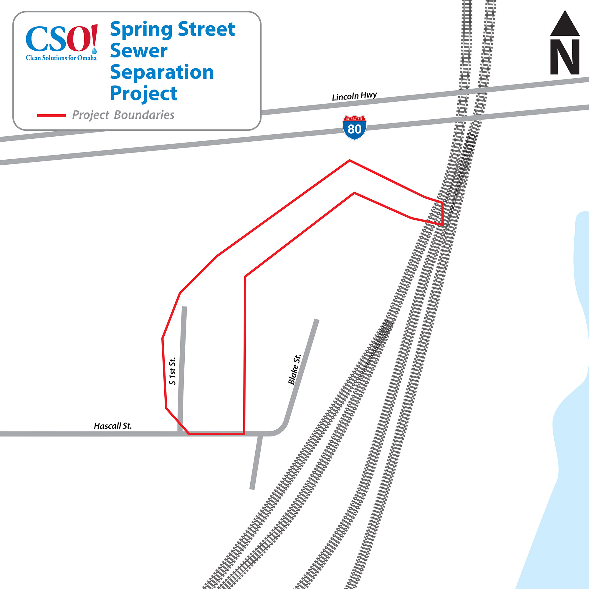 Project Map: Spring Street Sewer Separation