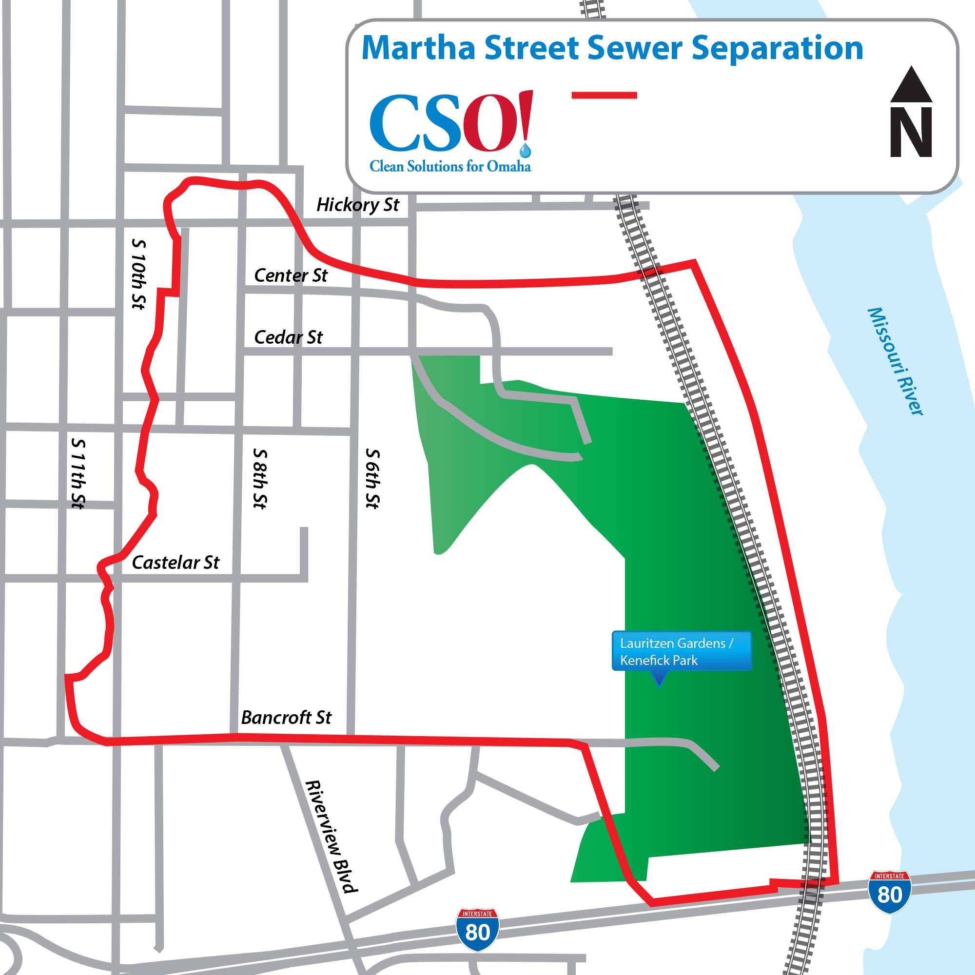 Project Map: Martha Street Sewer Separation